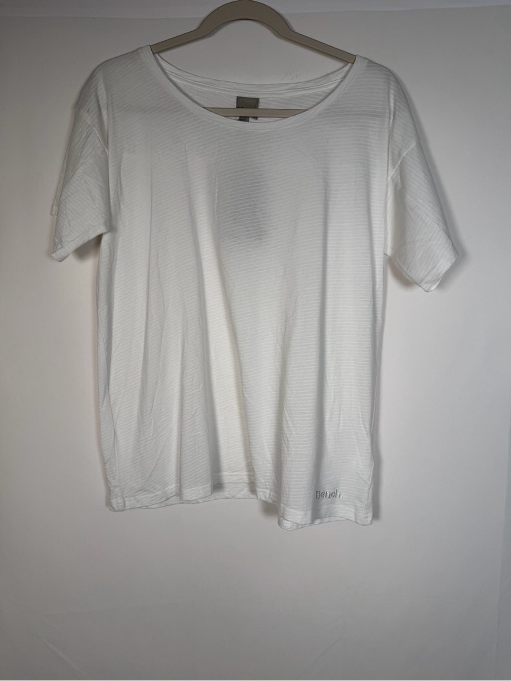 Bench 100% Cotton White Short Sleeve Tee